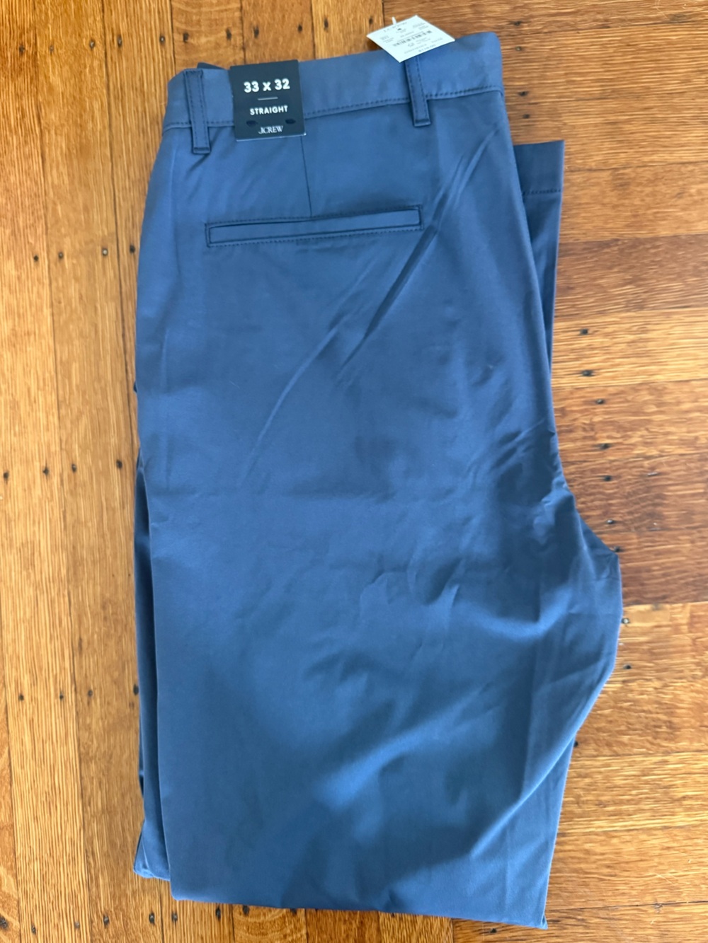 J. Crew Men's Straight Flex Chino Pants Blue